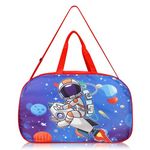 Stylbase 21.2 Inches Polyester Printed Travel/Sports/Multi-Utility Duffle Bags for Everyone (Blue-SPACEBOY)