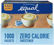 EQUAL Original Zero Calorie Sweetener, Sugar Substitute, 1000 Packets