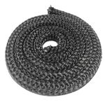 Wood Stove Gasket, 7/8" Wood Stove Door Gasket, Gasket Rope Replacement for Stove or Fireplace Doors, Grey Color Fiberglass Gasket