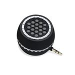 Leadsound Portable Speaker, Crystal 3W 27mm 8Ω Mini Wireless Speaker with 3.5mm Aux Audio Jack Plug in Clear Bass Micro USB Port Audio Dock for Smart Phone, for iPad, Computer (Black)