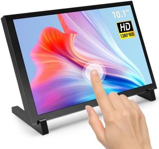 ELECROW Monitor Portátil, 10.1 Pulgadas 1280 * 800 Pantalla Táctil Monitor Compatible con Raspberry Pi, PC