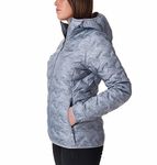 Columbia Womens Delta Ridge Down Hooded Jacket, Tradewinds Grey Heather, XL