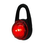 Waterproof Clip-on Flashing Light | Bright LED Adventure Light for Swimming, Dog Walking and All Outdoor Activities (Red)