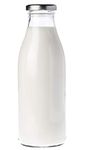 500ml Glass Milk Bottles, Pack of 12, Air tight lids. Ideal for Milk, Juice and Beverages