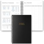 Budget Planner & Monthly Bill Organizer | Finance Budget Planner, Financial Savings, Debt, Income, Expenses, Spending & Bill Trackers - A5