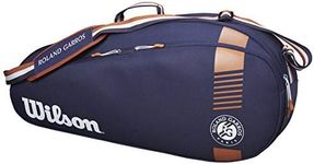 Wilson Roland Garros Team 3 Pack Racquet Bag (Navy/Orange)