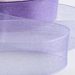 1 x 50 Yards Organza Ribbon Lilac 10mm Wide 50 Yards 45 Meters for Gifts Wrap Sew Party, Decorations Events Dress Wedding Christmas Crafts, Bows Car, Floral Balloons Hairs, DIY, Bouquets, Cake More