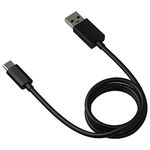 Motorola Original- Motorola Essentials [single] black, 1m (3.3ft) USB-A to USB-C data/charging cable. New in Motorola retail pack with Authentication label