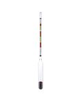 QWORK® Hydrometer, Triple Scale Set, Home Brew Equipment for Wine and Beer Making and Testing, 1 Pack