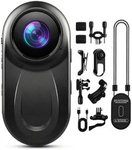 zakotu Mini Body Camera 1080P, Thumb Action Camera 512G for Motorcycle/Bike