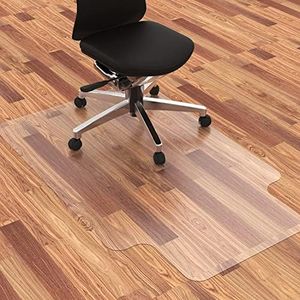 YESDEX Office Chair Mat for Hard Floor, Carpet Protector Chair Mat Large 90x120cm (2.7x3.6Inch), Clear Desk Chair Mat Hard Wood Tile Floor Mats for Office Home Anti-Slip Wheel Gaming Chair Mat