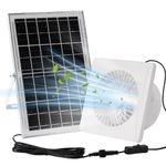 Solar Powered Fan,IUZEAI 20W Solar Panel with Bracket8 Solar Fan with Longer 16.4ft Wire Waterproof Strong Airflow with Assembly Accessories Solar Fans for Outside,Warehouse, Shed, Kitchen, Attic