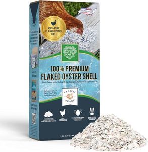 Small Pet Select - 100% Flaked Oyster Shell, Calcium Supplement for Chickens, and Ducks, 5lb