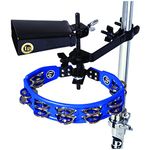 Latin Percussion LP160NY-K Tambourine and Cowbell with Mount Kit