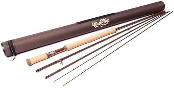 Moonshine Rod Co. The Drifter Series II Fly Fishing Rod with Carrying Case and Extra Rod Tip Section, 7wt 11ft Switch