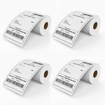 4"x6" Shipping Labels 4 Rolls, BESTIKER Direct Thermal Label Compatible 4x6 Dymo LabelWriter 4XL 1744907 1755120 Internet Thermal Postage Label Thermal Printer Label (220 Labels/Roll)