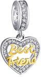 18K Gold Best Friend Dangle Charms 