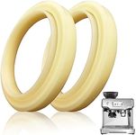 Cahant 2Pack Brew Group Head Seal Gasket,54mm Silicone Steam Ring Replacement Part Compatible with Breville Espresso Machine 878/870/860/840/810/500/450, light yellow (H1610020008B-AU)