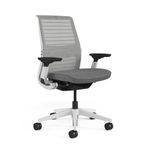 Steelcase Think Ergonomic Office Chair | Adjustable Lumbar Support, 4D Arms, LiveBack System | Weight-Activated Recline | 12-Year Warranty
