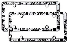 Pair of Disney Nightmare Before Christmas Jack Skellington Plastic License Plate Frame