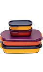 tupperware. Plastic My Lunch Liquid-Tight Lunch Box 590ml 2pc (Multicolour)