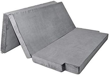 Premium Schlafauflage für Viano | Klappmatratze 185x144x10 cm, Dunkelgrau | Faltbare Matratze für Bus, Faltmatratze Camping