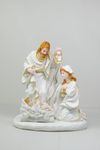 Reflection Art Studio Christmas Nativity Mini Crib Set Large 8 inches, Multicolor