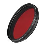 PENCHEN Lens Plate,72mm Adjustable Infrared Filter IR Pass X-Ray Lens Filter Variable from 530nm to 750nm Compatible with Canon Nikon Sony DSLR Camera