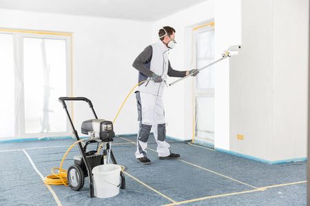 WAGNER Power Painter 90 Cart – Electric Paint Sprayer for Large Projects