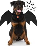 Dog Costume, OLANRUN Dog Halloween Costumes Large Breed, Pet Costumes for Dogs with Pumpkin Bell, Dog Bat Wings Halloween Cosplay Party Dress Up (X-Large)