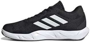 adidas Men's Amplimove Trainer Sneaker, Black/White/Grey, 10.5