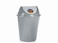 ARISTO ‎Plastic Swing-Lid Garbage Waste Dustbin, 30 Litres Grey