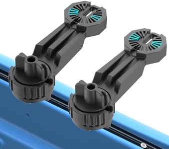 2 Pack Heavy-Duty Extend Side Kayak Track Mount Easy Installation Durable Kayak Track Mount Accessories for Holding Fishing Rod Cup Holder Paddle Gopro