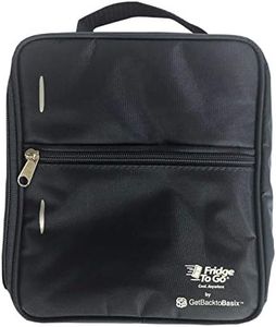 Fridge-to-go Insulated Lunch Bag Medium - Cooler Bag with Cooling Panel, Identification Panel - Stay Cool Up to 8 Hrs - Premium Quality to Last The Whole Year and More (Navy)
