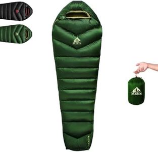 BUERTS Down Sleeping Bag,Ultralight and Warm,Sleeping bag for adults suitable 3 seasons use,lightweight is highly portable and ideal for hiking,backpacking and camping.