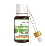 Naturoman Pepper Mint (Mentha Piperita) Essential Oil | For Skin, Hair, Face & Body | Natural & Pure | Suitable for All Skin Types | Multipurpose | Therapeutic Grade | Pack of 1 | 15 ml