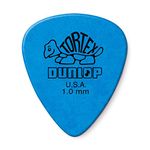 Dunlop Tortex Standard 1.0mm Blue Guitar Pick, 24 Pack