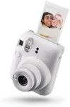 instax mini 12 camera, CLAY WHITE
