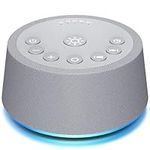 SoundLegend Sleep White Noise Sound Machines 32-Level Volume 30 Sounds 12 Colors Light 5 Timers Adjustable Light Brightness Compact for Everyone Travel Gift Memory Function