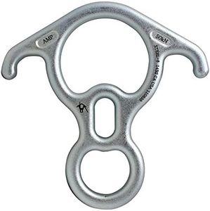 Fusion Climb 50 kN Rescue Figure 8 Descender - Steel Belay Device w/Bent-Ears - Figure 8 Belay Device - Descender - Rappelling Devices - Rigging Palates