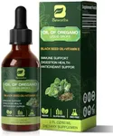 Oregano Oil Drops, Oil of Oregano with Black Seed Oil, Vitamin E, Wild Harvest Oil of Oregano Liquid Herbal Blend for Immune, Antioxidant-Support, Digestive Gut Cleanser Detox Health | Vegan, Non-GMO