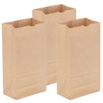 Duro 18412 SOS Bag 40# 100% Recycled Natural Kraft, 500 Piece