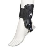 Active Ankle T2 Rigid Ankle Brace For Injured Ankle Protection and Sprain Support, Black, Medium