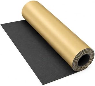 157mil 4mm Car Sound Deadening Foam Mat, 36sqft / 3.36㎡ High Density Closed Cell Foam Roll, Self-Adhesive Automotive Heat Insulation Pad Sound Deadening Roller for Doors, Floor, Roof & Boot