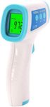 Ossian Non-Contact Infrared Digital Thermometer - Quick and Accurate Contact Free Body Temperature Measurement for Adults Children Infant Baby with Large LCD Display Digital Memory and Auto Shutdown