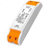 LED Transformer, LED Power Supply 0-24W LED Driver Adapter 12V DC 2A - Constant Voltage for LED Strip Lights and G4, MR11, MR16 LED Light Bulbs (24W)