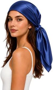 PoeticEHome Mulberry Silk Head Scarf for Women - 35x35 Inch Solid Color Sleeping Hair Wrap, 6A Grade Anti-Frizz Growth Bandana, Gift Ready
