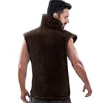 RENPHO Large Back Heat Wrap for Neck and Shoulder, Valentine's Day Birthday Gifts for Women Men Mom Dad Her Him, Warm Pad with 6 Heat Options, 3 Timers, ETL Certified, 24"x37" Brown