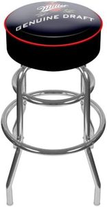 Miller Genuine Draft Padded Swivel Bar Stool