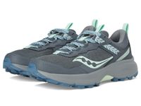 Saucony Women's Excursion Tr17 Trail Running Shoe, Shadow/Jade, 9 W US